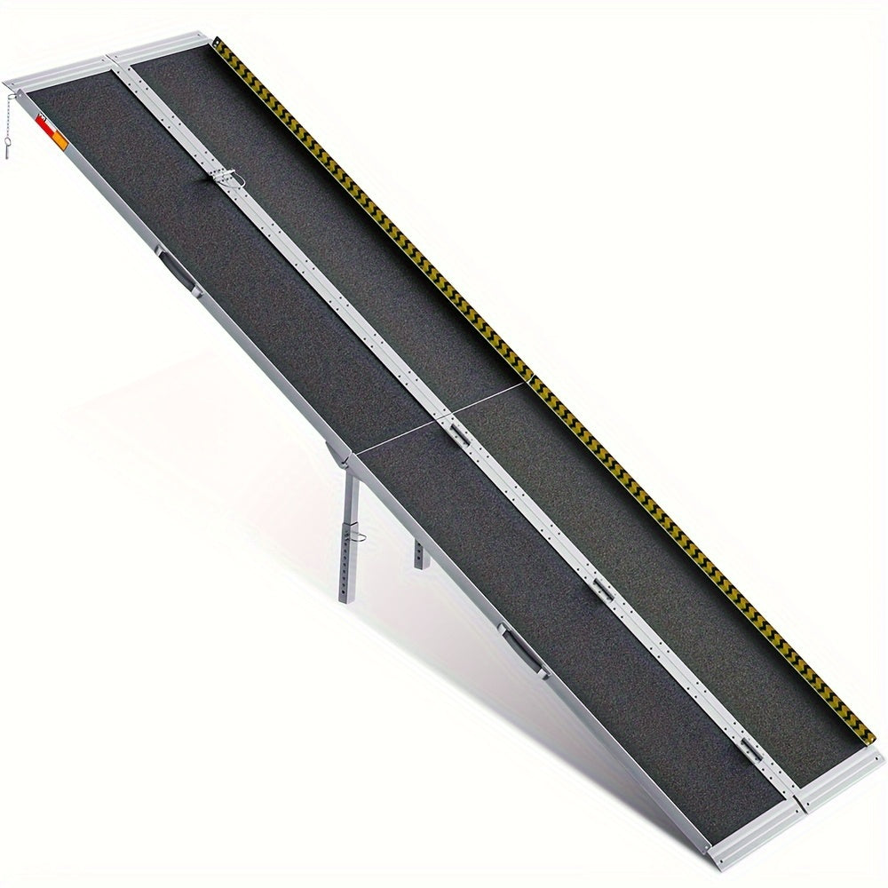 10ft Wheelchair Ramp Aluminum Multi-Folding Scooter Mobility Portable