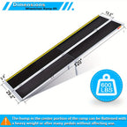 10ft Wheelchair Ramp Aluminum Multi-Folding Scooter Mobility Portable
