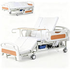 12-Function Electric Home Bed, Adjustable Care Bed with Auto Side Turning, Pressure Relief Mattress & Silent Motor, 660 LBS Load, for, Disabled & Post-Surgery Recovery