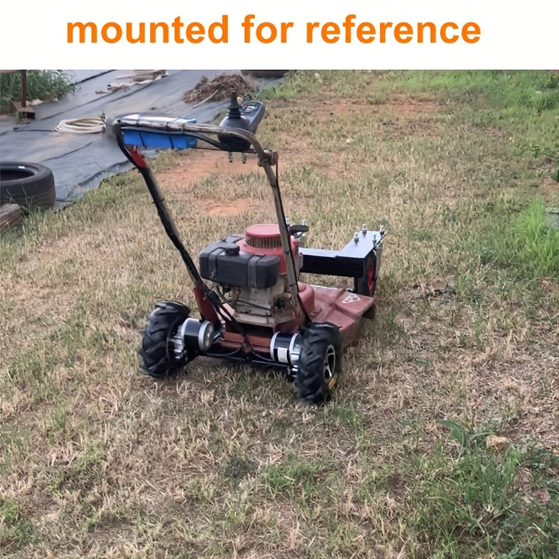 24V 250W Dual Drive Motor Wheel Kit for Electric Agricultural Tools, Lawn Mowers, Scooters, Trolleys 10 Inch