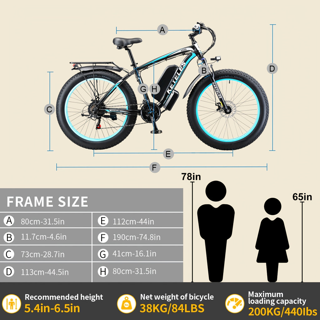 26" Electric Bike for Adults, 21 Speed Electric Scooter with 48V 15AH 720WH Removable Lithium-Ion Battery, 720W Powerful Brushless Motor, 19.5mph, Up to 50 Miles, All Aluminum Alloy Frame