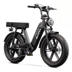 Adult Electric Bike, 749W Peak Motor Ebike with 48V 15Ah Built-In Battery, 60 Miles Range 27.9 MPH Electric Bike, 20" Fat Tire E Bike with 7 Speed