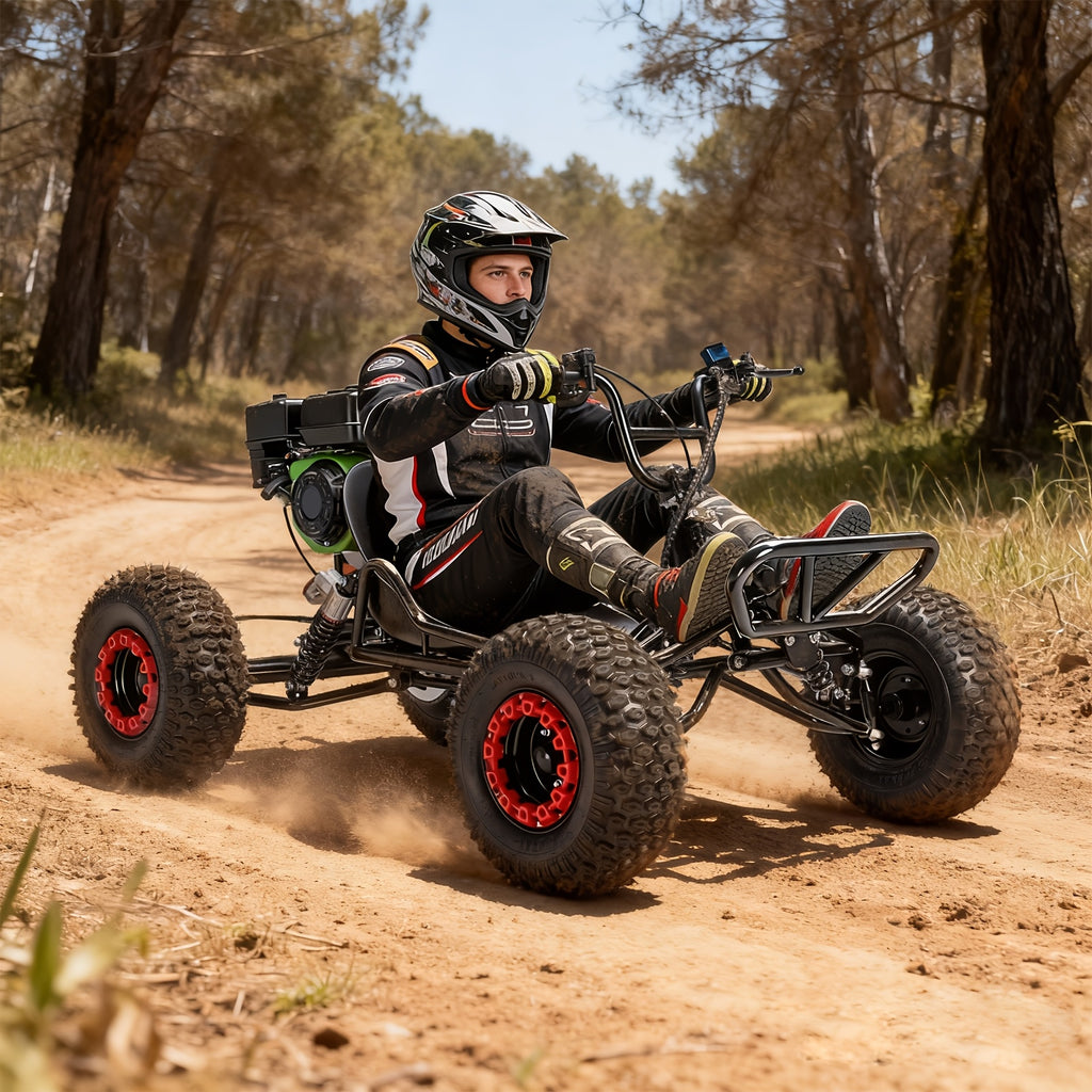 Adult Go-karts And High-speed Off-road Go-karts, 6-inch Off-road Tires, Rear Disc Brakes