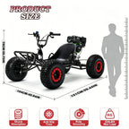 Adult Go-karts And High-speed Off-road Go-karts, 6-inch Off-road Tires, Rear Disc Brakes