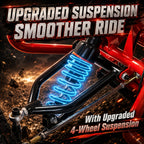 Adult Off-Road Go Kart with Heavy-Duty Reinforced Frame & All-Terrain Tires, Suitable for Grassland, Gravel & Rough Terrains, Comes with Complete Safety Protective Gear for Outdoor Racing & Family Gathering, Perfect Birthday & Holiday Gift