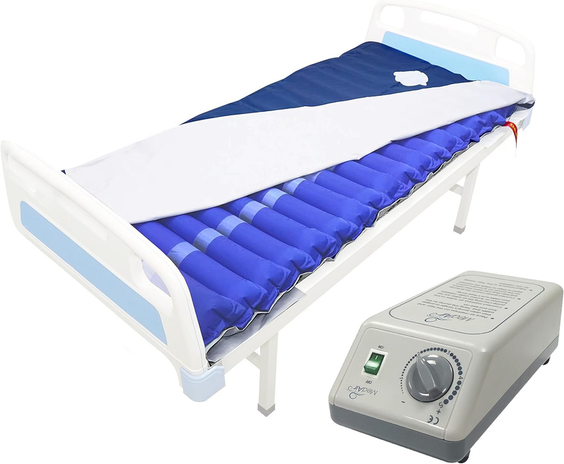 Comfort Alternating Air Pressure Mattress Pad with Ultra Quiet Alternating Pump