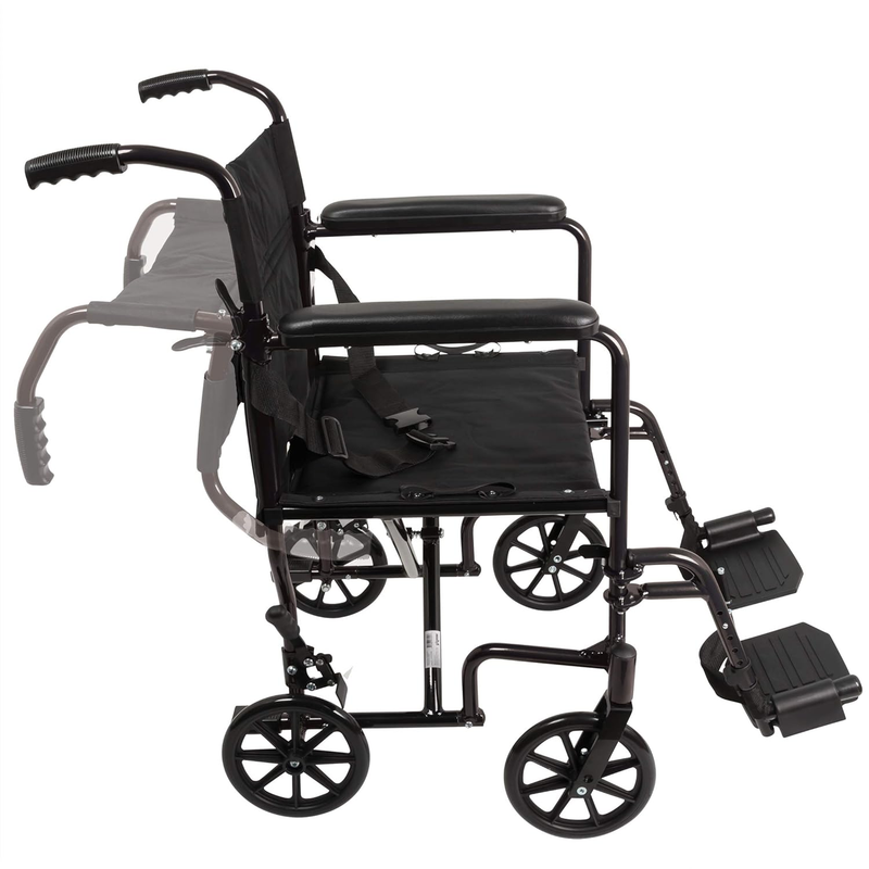 Attendant Transport Wheelchairs 19" Seat