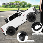 COSTWAY Licensed 2025 Ram 2500 REBEL Ride-On Car Pickup Truck for Kids Suitable for Big &, 2-Seater Remote Car with Parent Remote, Storage, 3-Point Safety Belts, LED Lights, Music, Soft Start & 4-Wheel Suspension