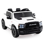 COSTWAY Licensed 2025 Ram 2500 REBEL Ride-On Car Pickup Truck for Kids Suitable for Big &, 2-Seater Remote Car with Parent Remote, Storage, 3-Point Safety Belts, LED Lights, Music, Soft Start & 4-Wheel Suspension