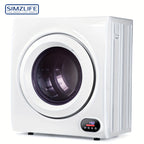 Compact Dryer 1.5/2.65 Cu. Ft. Portable Clothes Dryers with Exhaust Duct with Stainless Steel Liner Four Function Small Dryer Machine, Suitable for Apartments, Dorm, RVs