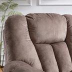 Elderly Power Lift Recliner Chair with Massage & Heat - Oversized Wide Overstuffed Seat, Heavy Duty Safety Reclining Mechanism, USB Ports & 2 Hidden Cup Holders for Game & Recreation Room Furniture