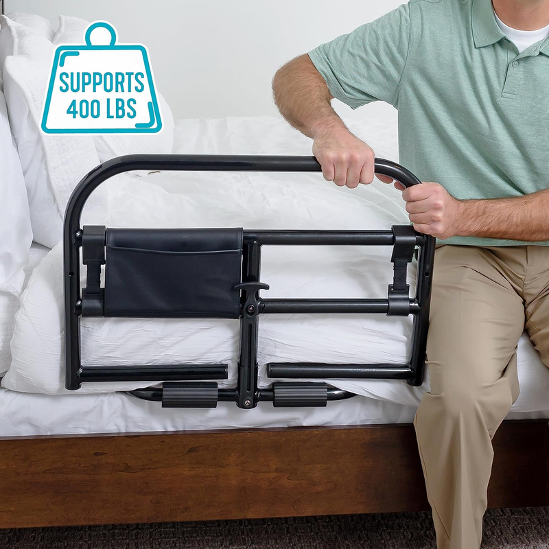 Prime Safety Bed Rail, Bariatric Bed Bar Handle for Bed for Adults, Seniors, and Elderly