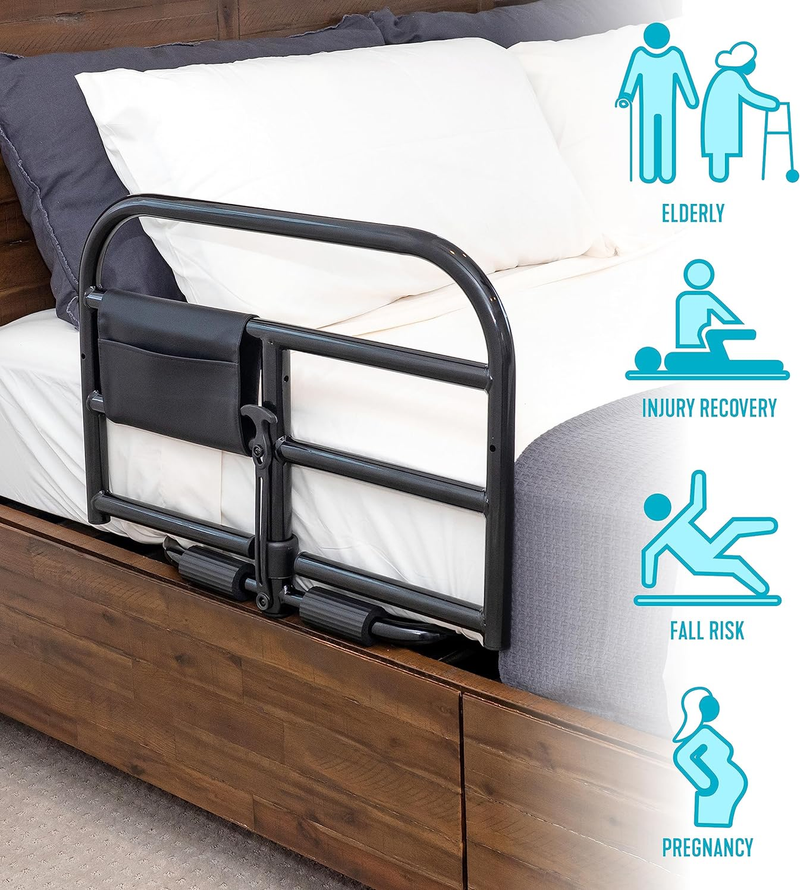 Prime Safety Bed Rail, Bariatric Bed Bar Handle for Bed for Adults, Seniors, and Elderly