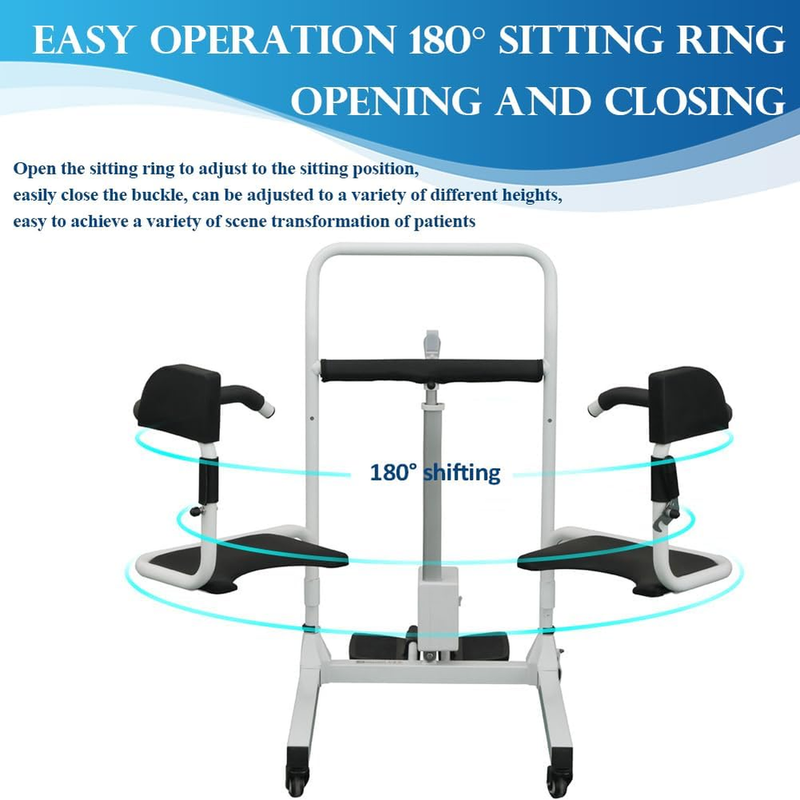 Electric Patient Lift Transfer Chair Wheelchair