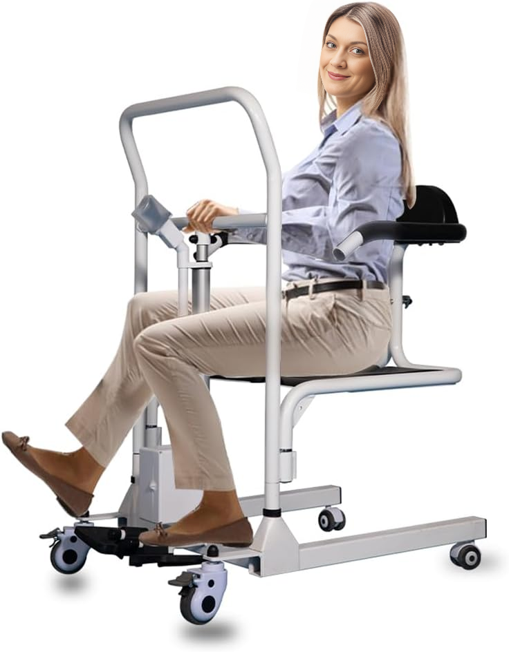 Electric Patient Lift Transfer Chair Wheelchair