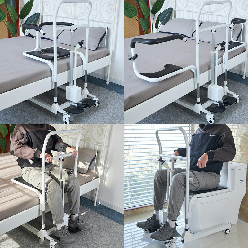 Electric Patient Lift Transfer Chair Wheelchair