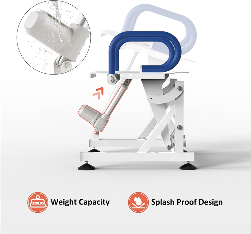 Electric Toilet Seat Lift with Padded Arms