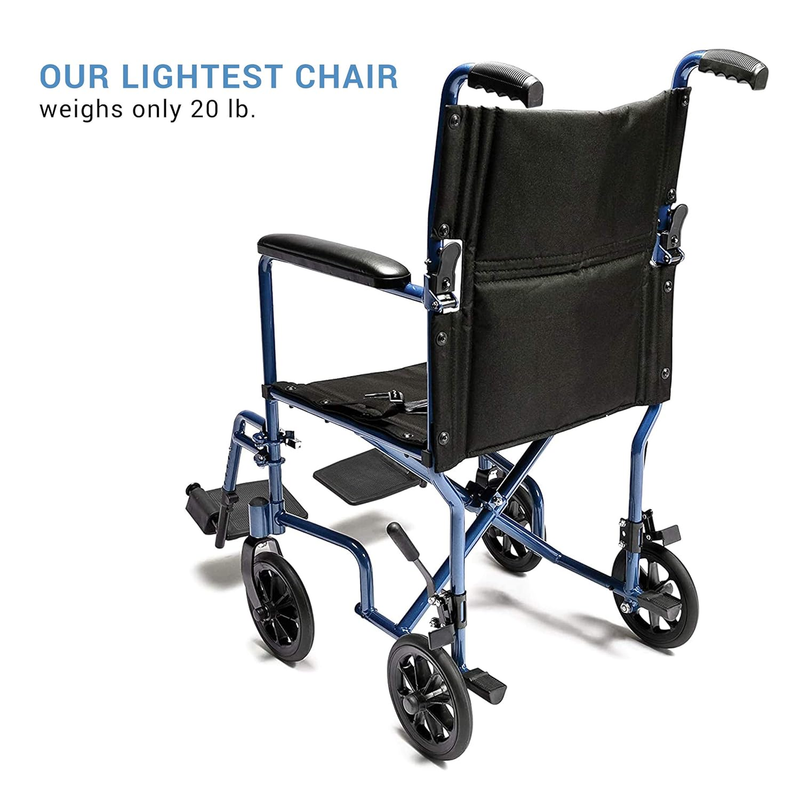 Everest Jennings Lightweight Aluminum Transport Wheelchair