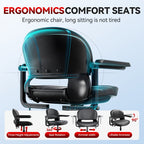 Foldable Electric Scooter 4-Wheel-15+ Mile Range, 300 Lbs Load, Dual Suspension, Front Brake, Removable Basket with Cup Holder, Phone Stand & Rear Basket -Ideal for Travel, Adults, Seniors