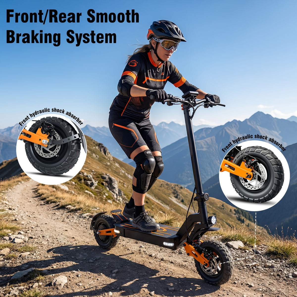 Foldable Electric Scooter with 749W Motor, Top Speed Of 19.9-27.9 MPH, 48V 25AH Battery with 35-Mile Range, 500 LBS Load Capacity, And 11-Inch Vacuum Tires. The Ultimate Choice for Urban Commuting And Outdoor Adventures