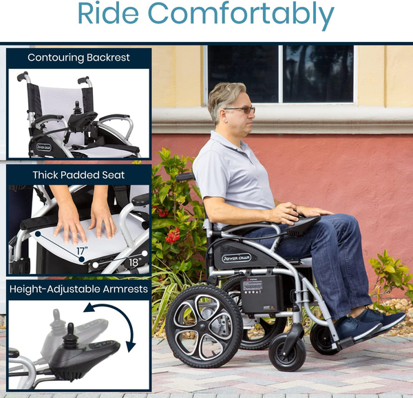 Folding Electric Wheelchair - Foldable Wheel Chair