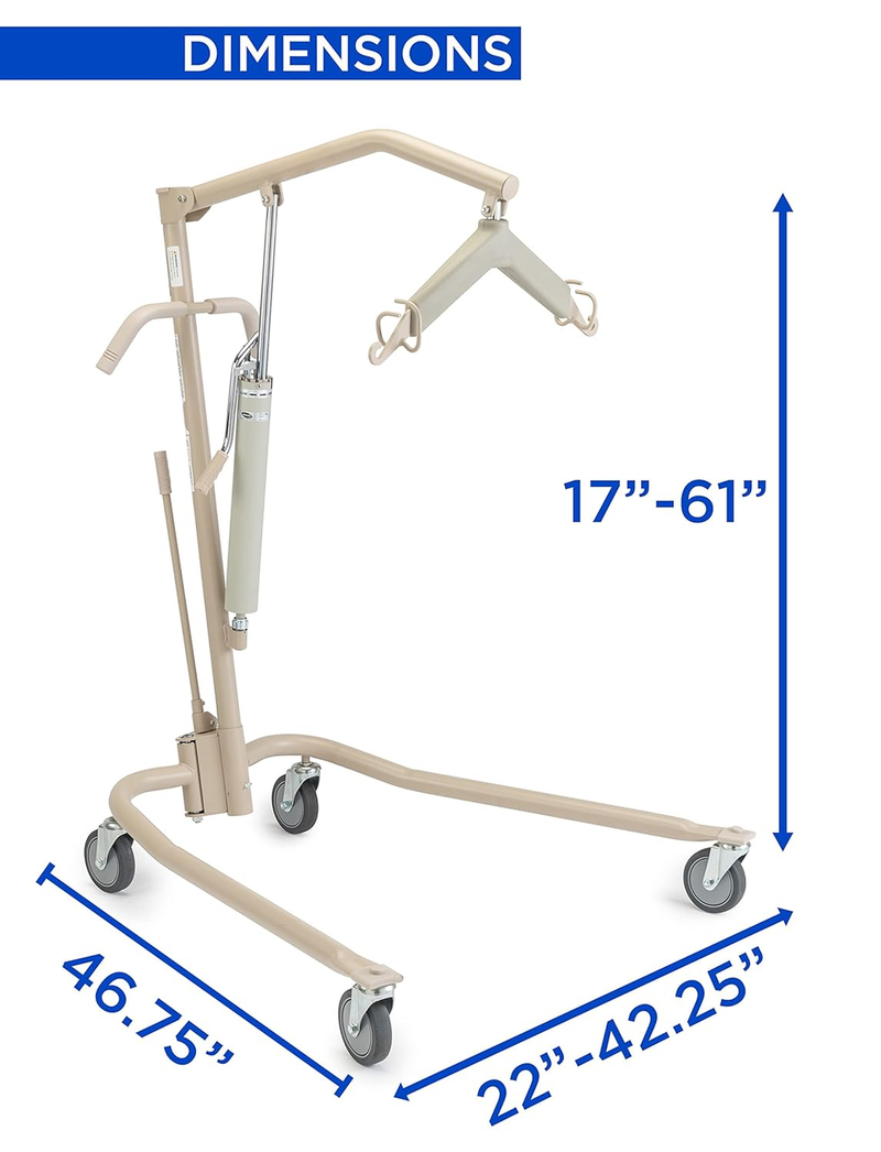 Lightweight Hydraulic Patient Lift