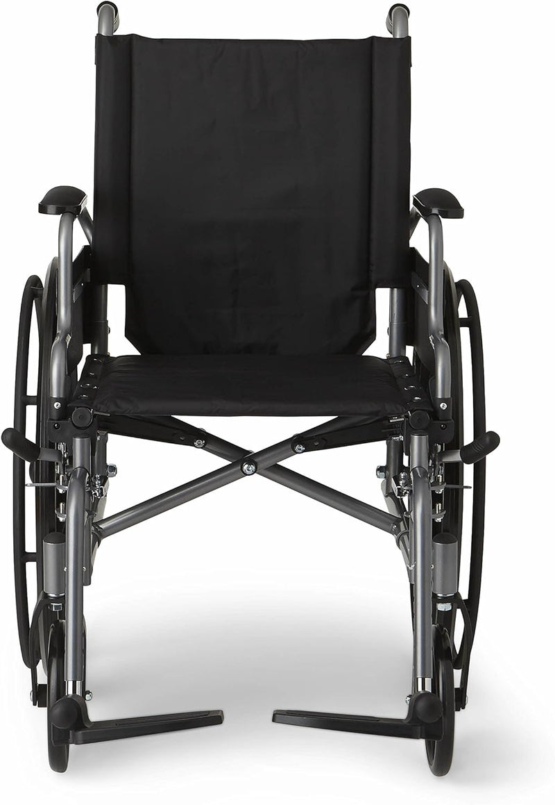 Lightweight Wheelchair with 18  Wide Seat