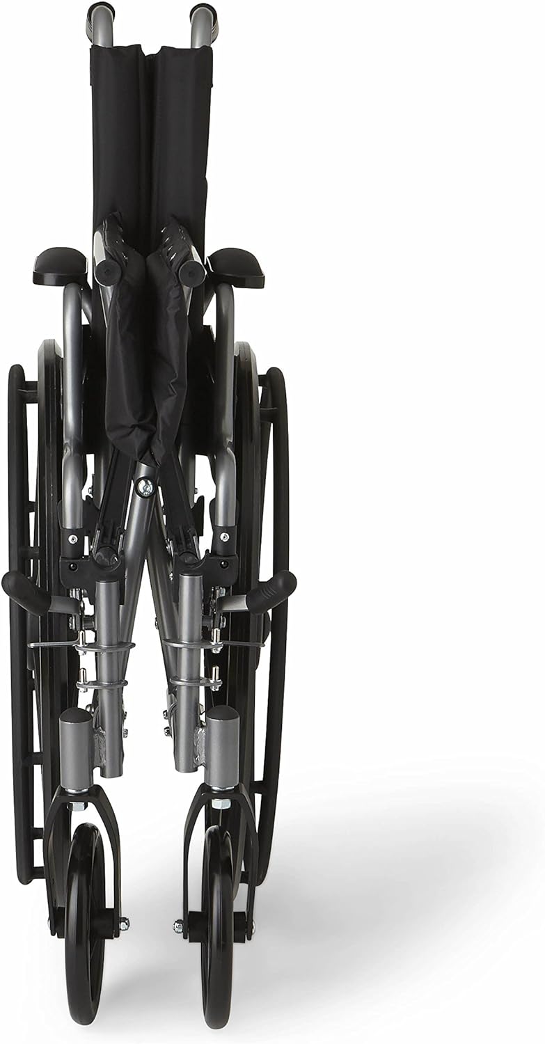 Lightweight Wheelchair with 18  Wide Seat