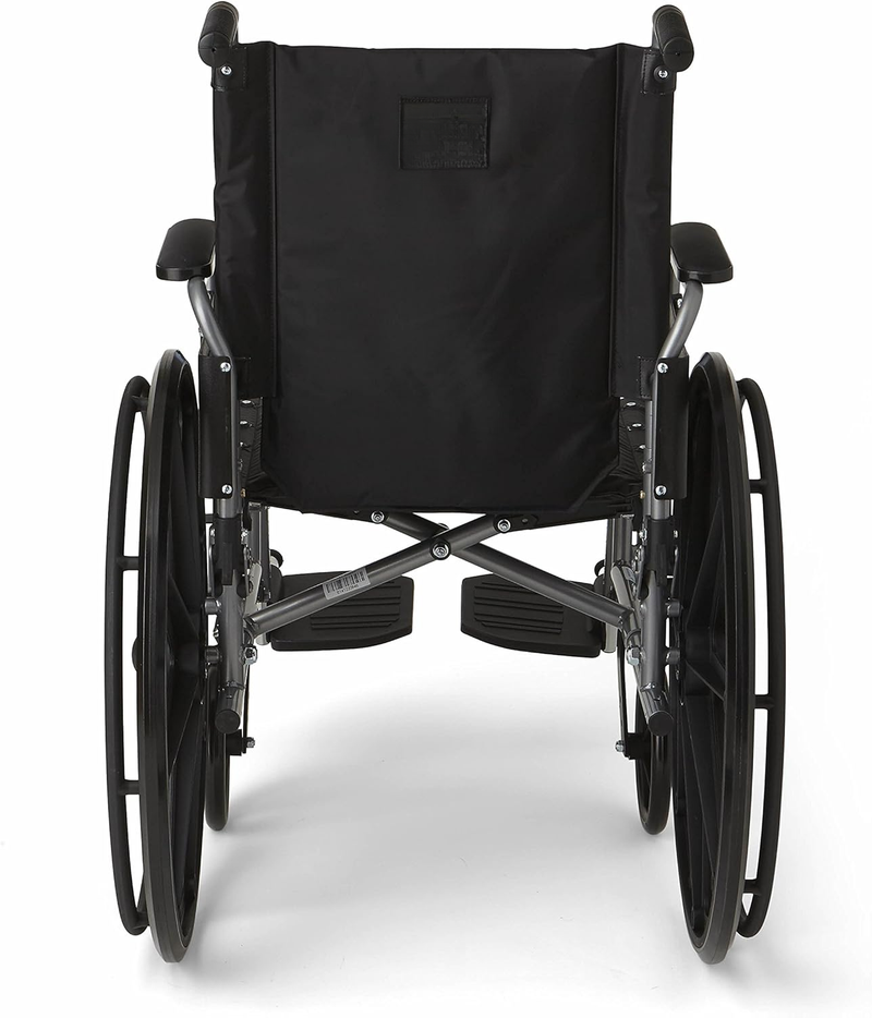 Lightweight Wheelchair with 18  Wide Seat