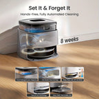 Robot Vacuum And Mop 2-in-1 with Self-Emptying Station | Ultra-Strong 20000Pa Suction | 220 Min Long-Lasting Battery | LiDAR Laser Navigation & PSD Obstacle Avoidance with No-Go Zones | Auto Carpet Detection & Dual-Spin Mop