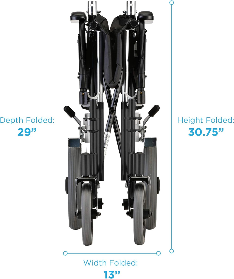 Medical Lightweight Attendant Transport Wheelchairs