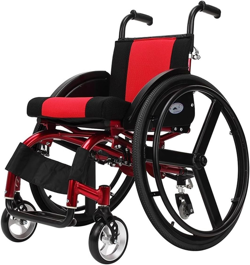 Wheelchair Self Propelled Lightweight Shock Absorbing Treatment