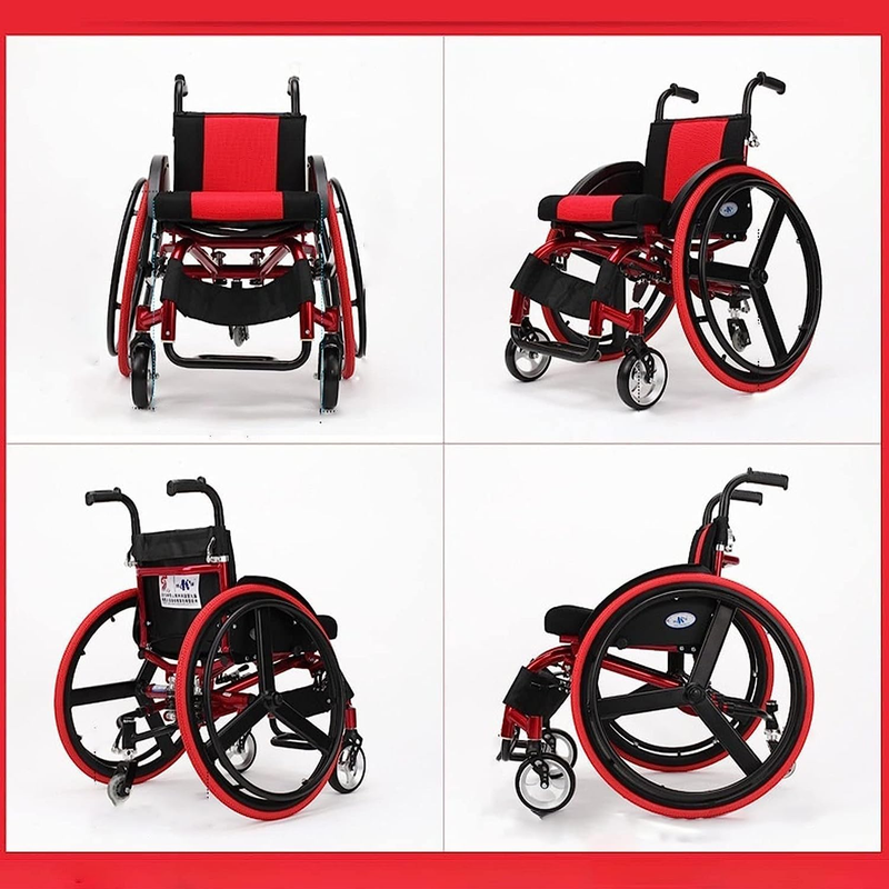 Wheelchair Self Propelled Lightweight Shock Absorbing Treatment