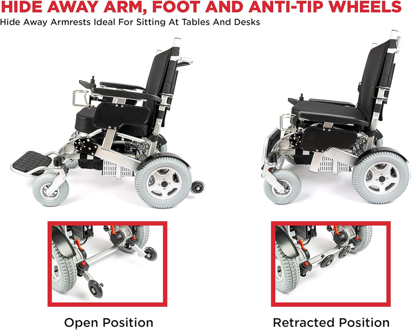 Mobility Exclusive Foldable Electric Wheelchair