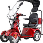 Mobility Scooters for Seniors and Adults, Powered Mobility Scooters with Multiple Storage Space, Recreational Electric Mobility Scooter, Full LED Lighting