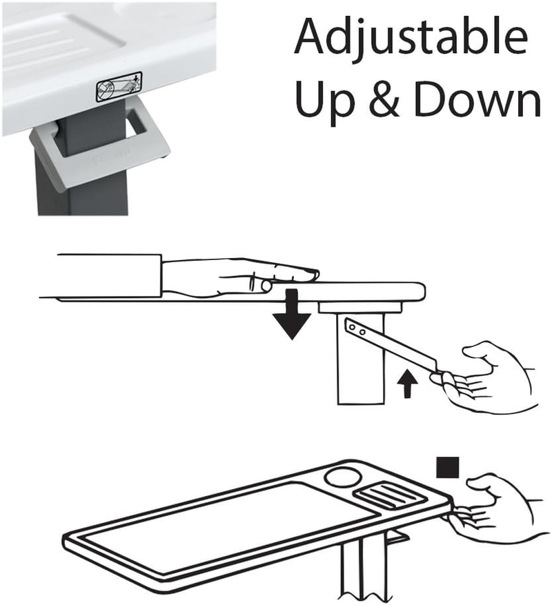 Overbed Table Rolling Adjustable