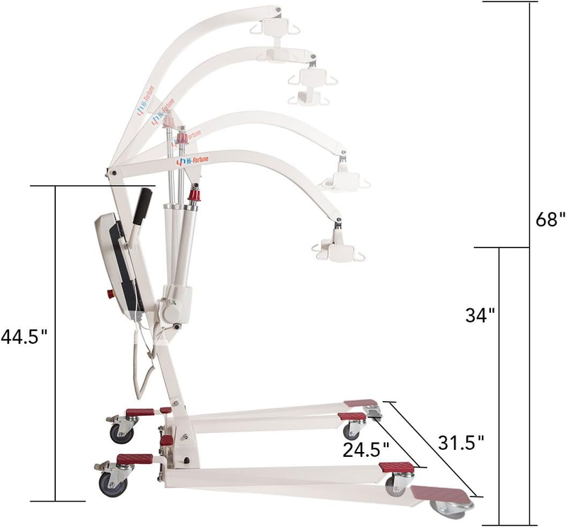 Patient Lift Electric Hydraulic Portable Adjustment