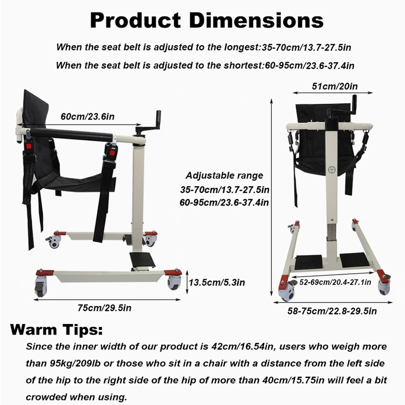 Wheelchair Adjustable Portable Transfer