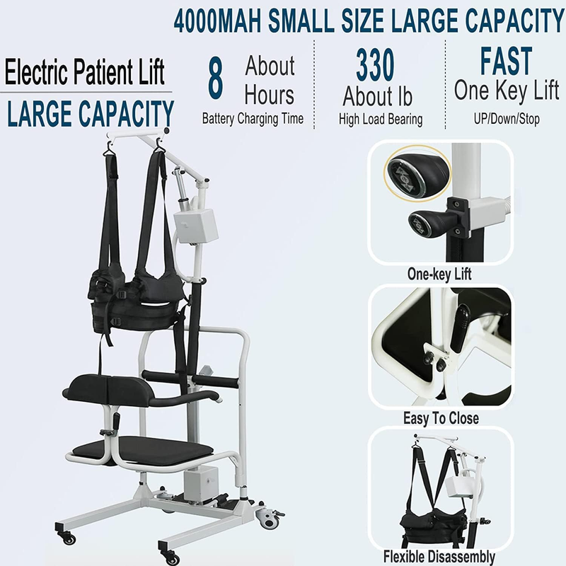 Patient Lift, Whole Body Assisted Transfer Sling Lift