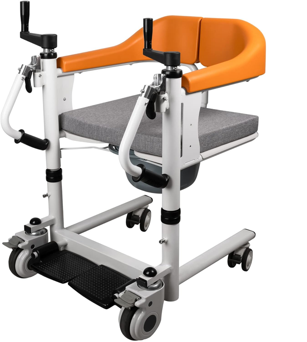 Patient Lift Chairs for Home with 180° Split Seat