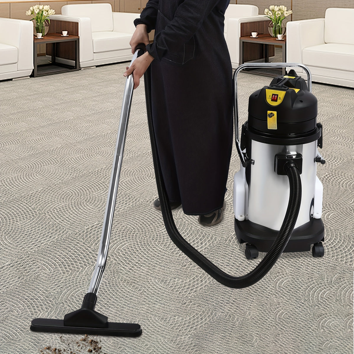 Portable Carpet & Upholstery Cleaner - Powerful Extraction With Wet/Dry Vacuum Technology For Deep Floor And Fabric Cleaning