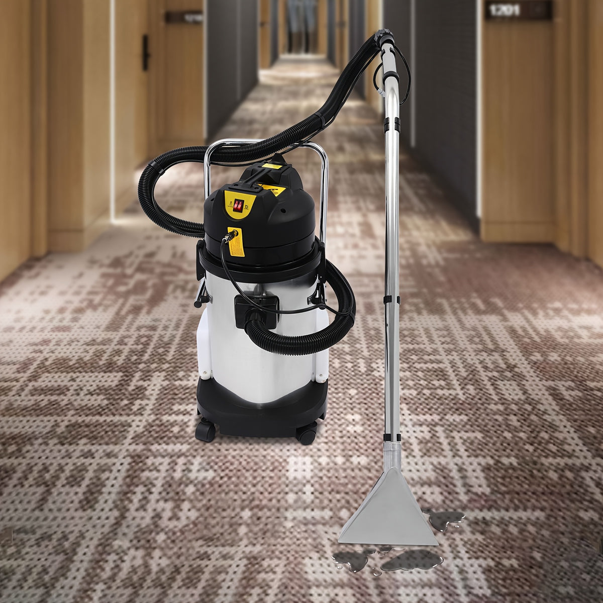Portable Carpet & Upholstery Cleaner - Powerful Extraction With Wet/Dry Vacuum Technology For Deep Floor And Fabric Cleaning