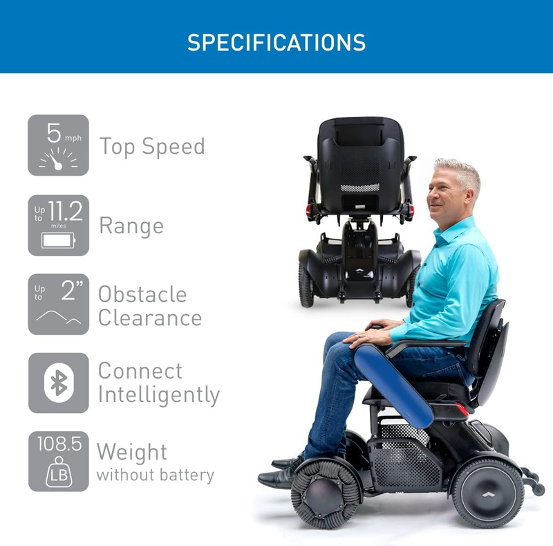 Portable Power Chair 18" Wide Seat