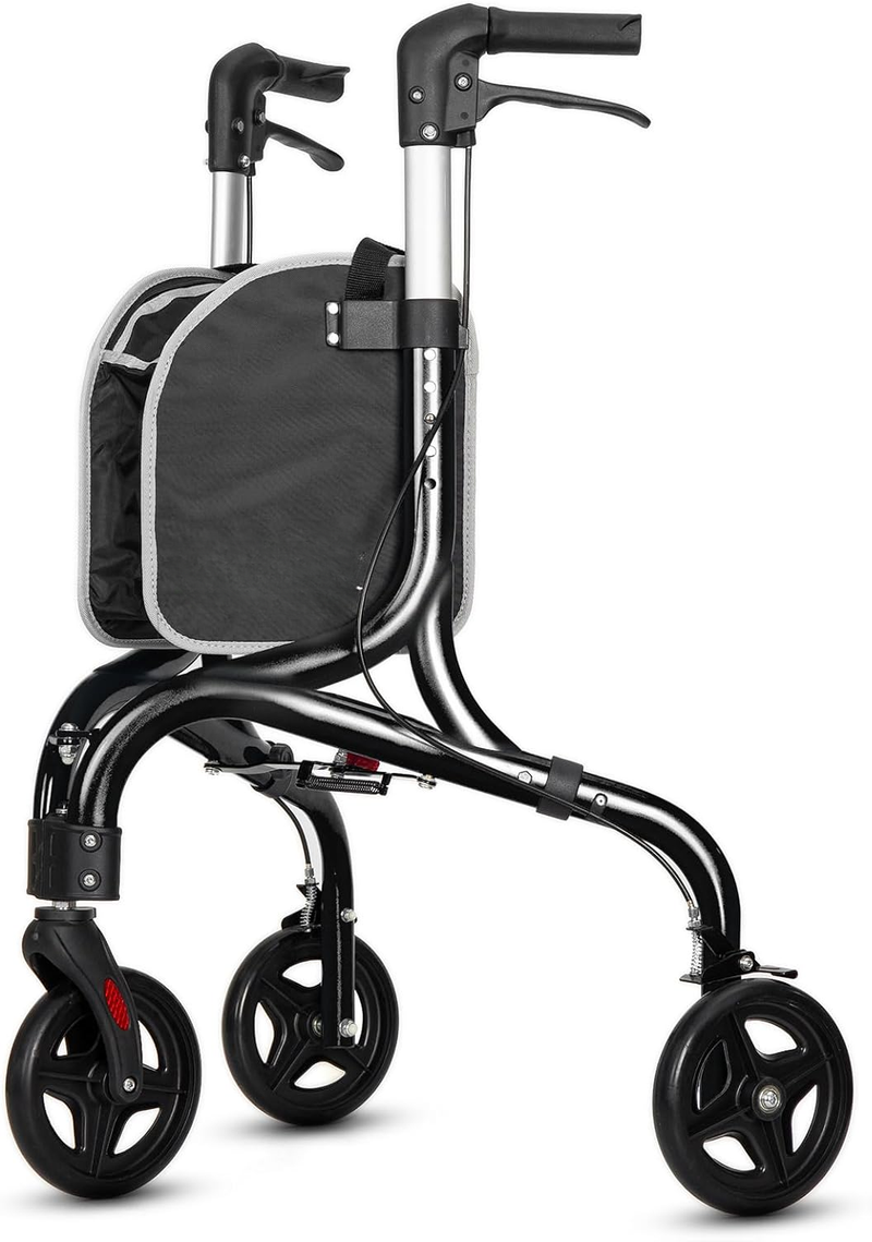 Premium 3 Wheel Rollator Walker for Seniors