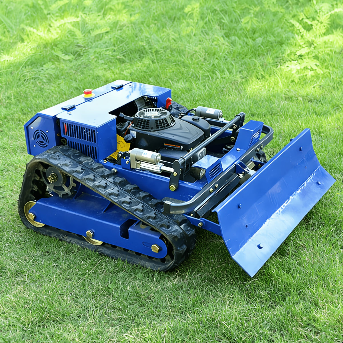 Remote-controlled Lawn Mower, Snow Pusher, All-terrain Self-propelled Robotic Lawn Mower, Outdoor Tools, Garden Tools. Suitable for Lawn Trimming in Various Scenarios, Can Be Used for Winter Snow Removal