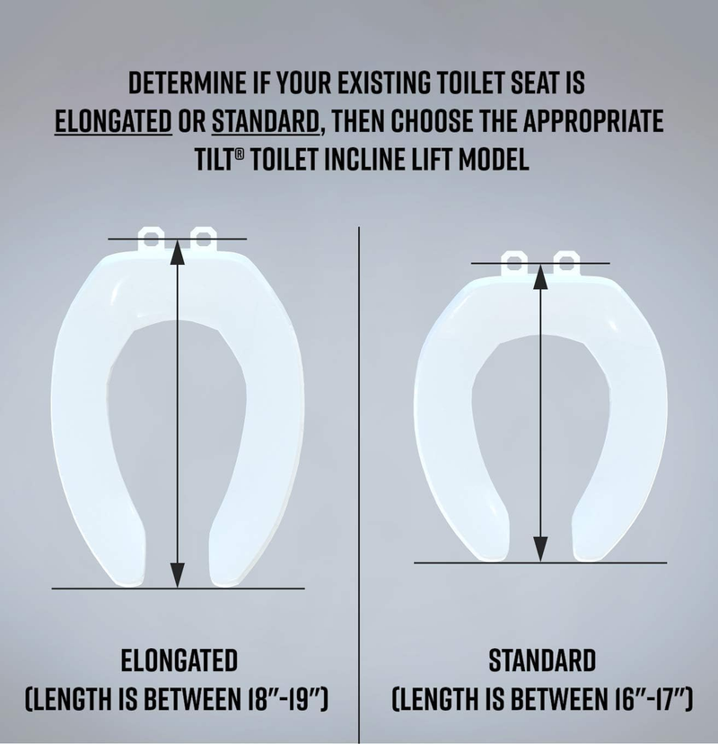 TILT Toilet Incline Lift, Battery Powered