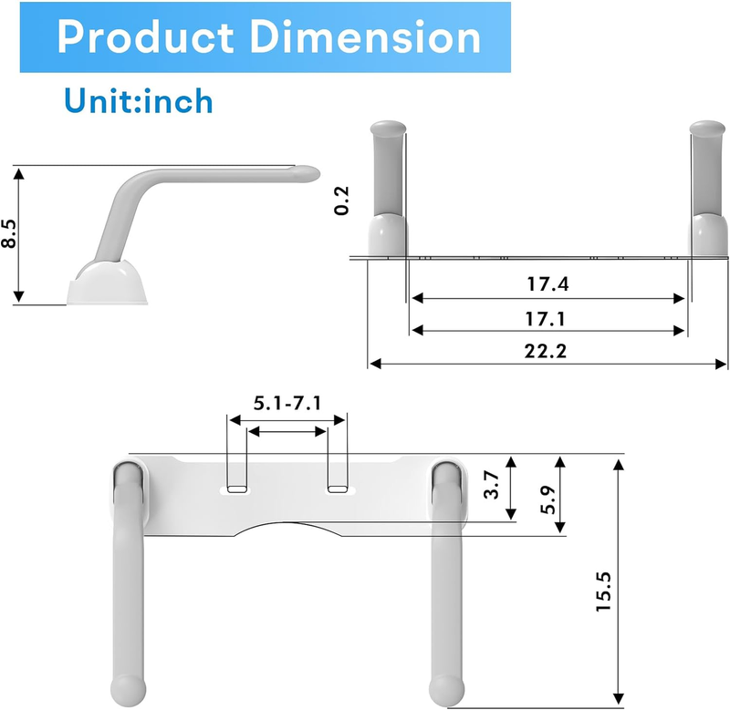 Toilet Safety Rail, Heavy Duty Foldable Toilet Handrail