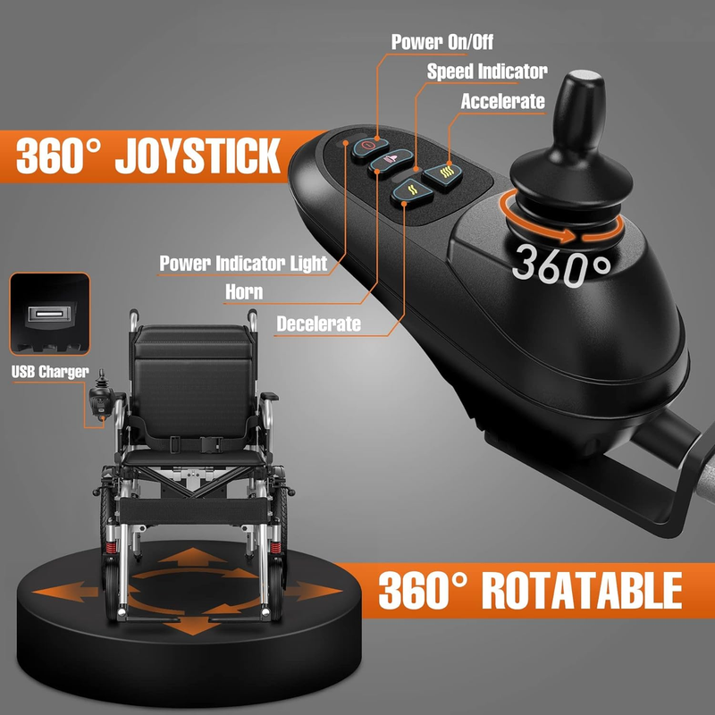 Electric Wheelchair Anti Tipper Motorized