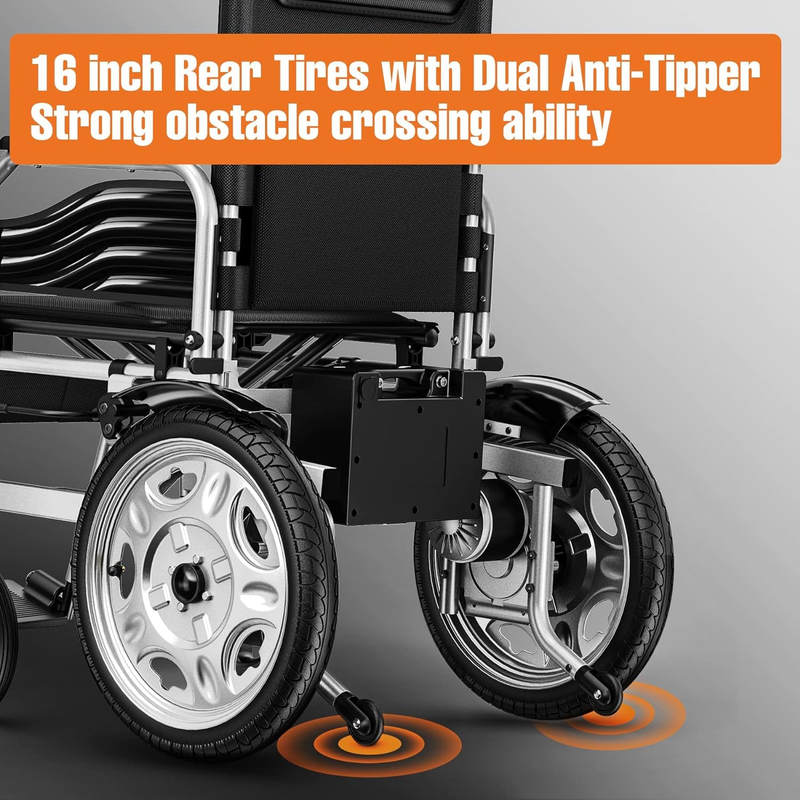 Electric Wheelchair Anti Tipper Motorized