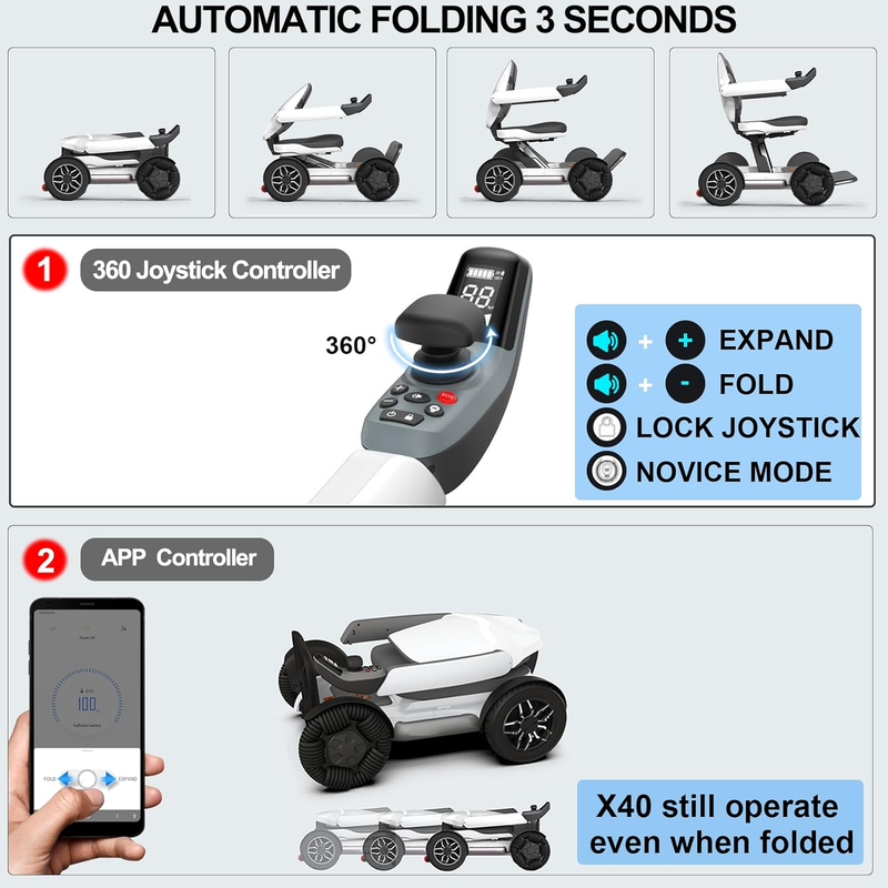 Wheelchair Automatic Installation Free Motorized